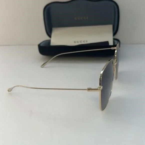 ? - New Authentic GUCCI GG1031S-001 59 Sunglass Woman Metal  display picture 3